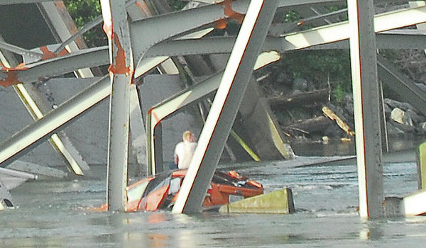 Photos from Thursday’s bridge collapse